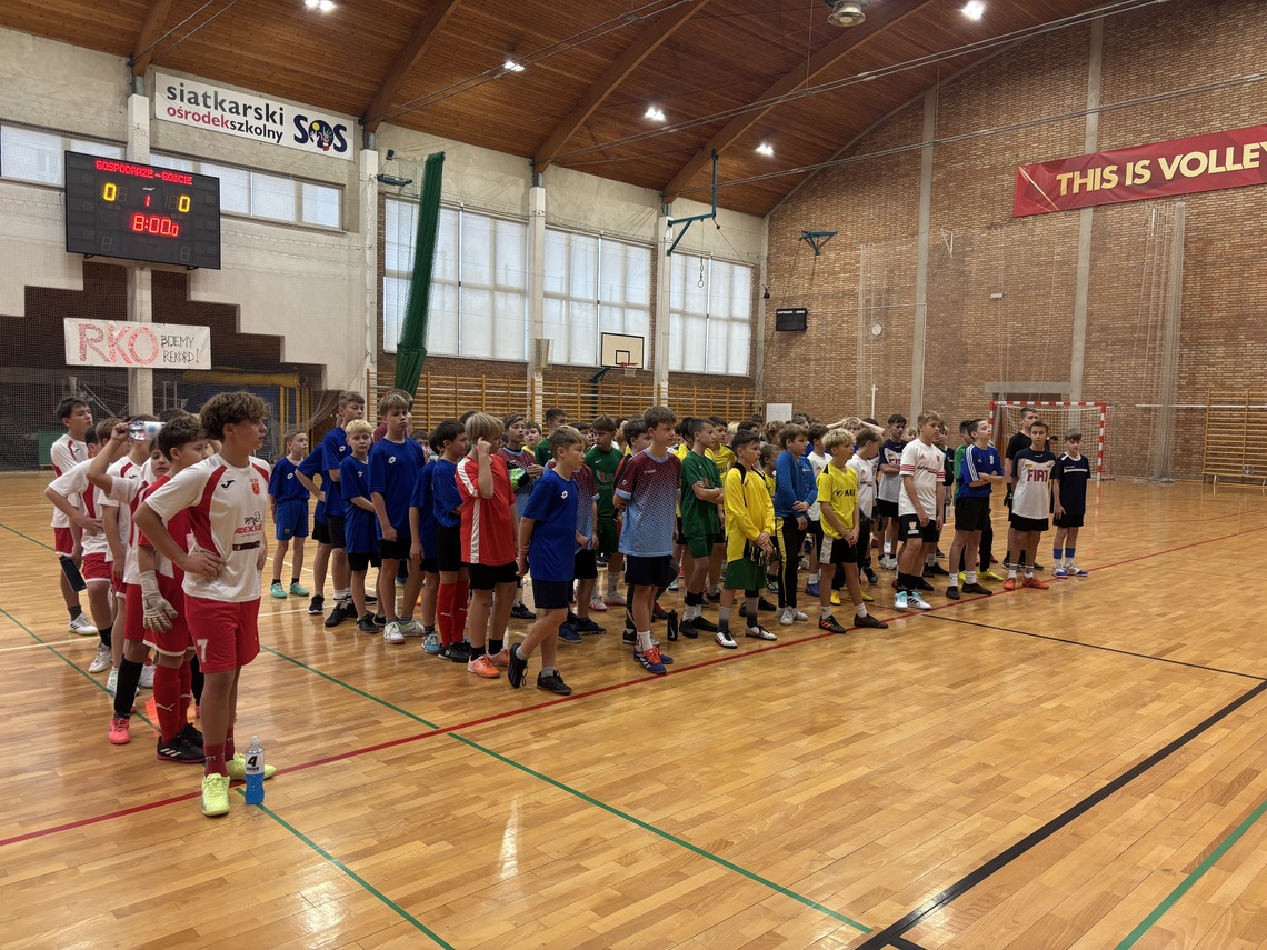 FINAŁ GMINNY W PIŁCE NOŻNEJ HALOWEJ CHŁOPCÓW W RAMACH IGRZYSK DZIECI