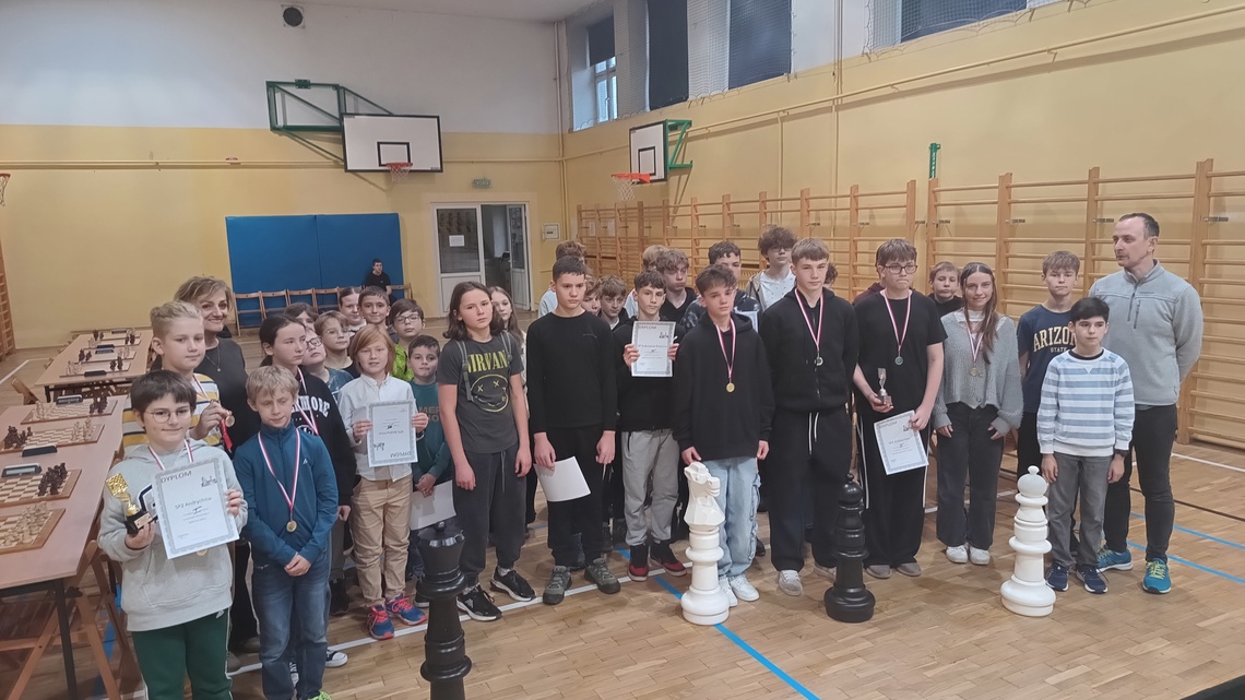 Szachiści na podium mistrzostw gminy