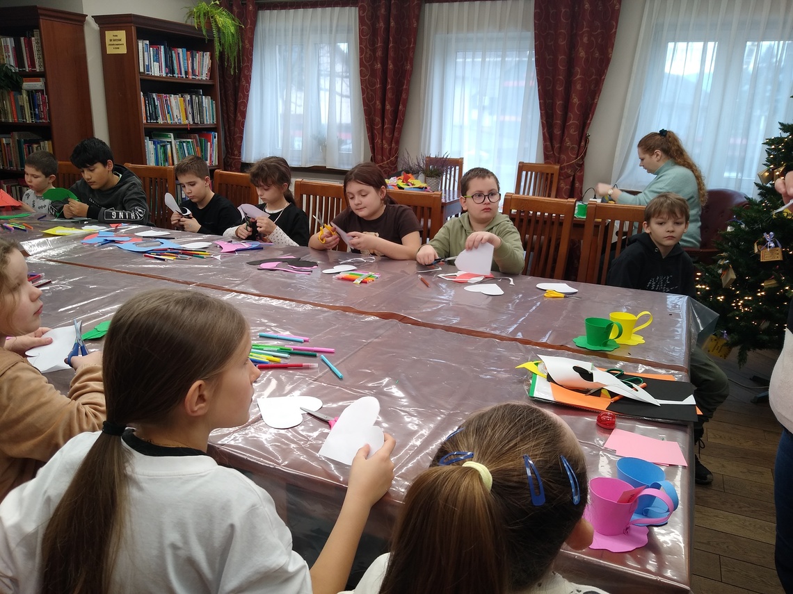 Klasa 3d z wizytą w Miejskiej Bibliotece Publicznej w Andrychowie