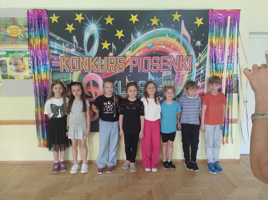 SZKOLNY KONKURS PIOSENKI KLAS I - III