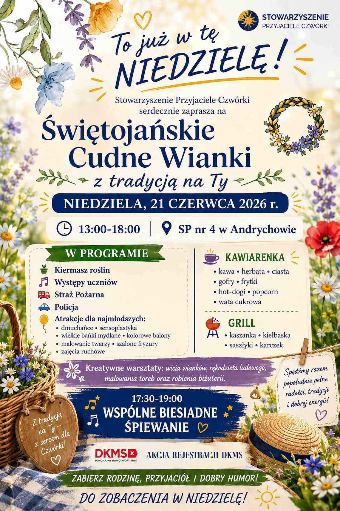 Zapraszamy na "Świętojańskie Cudne Wianki"
