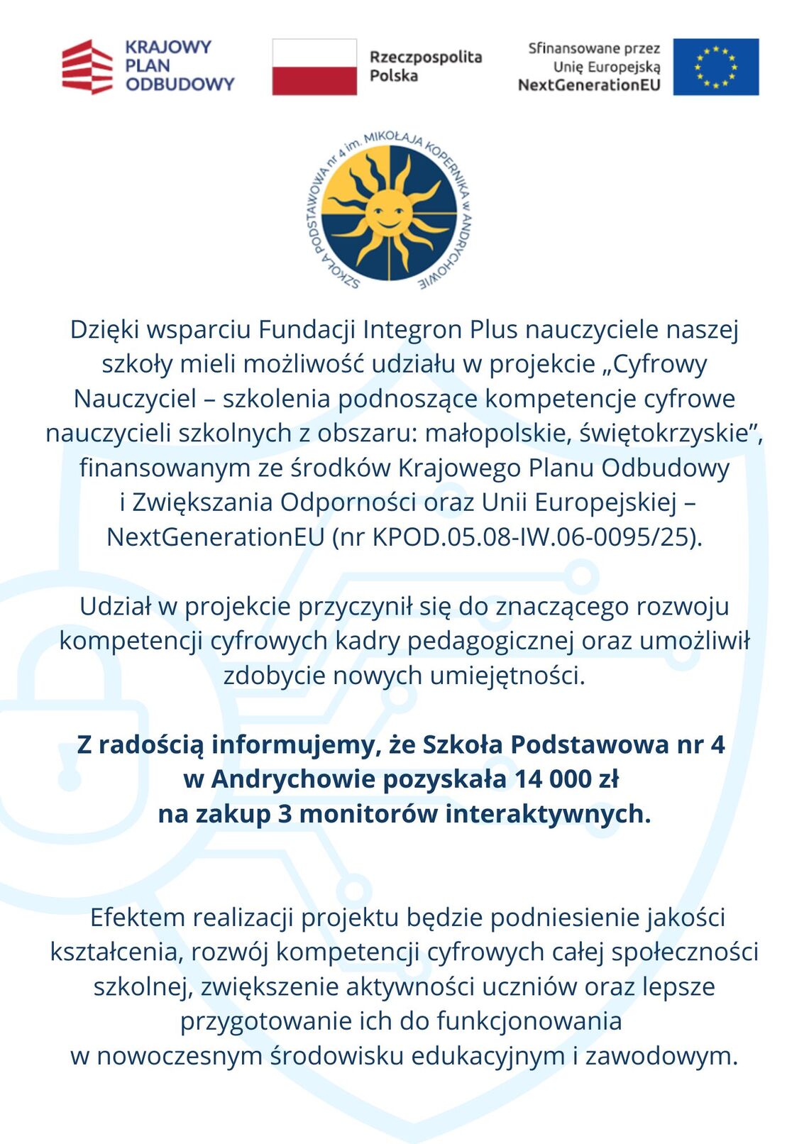 Cyfrowy nauczyciel – szkolenia podnoszące kompetencje cyfrowe nauczycieli