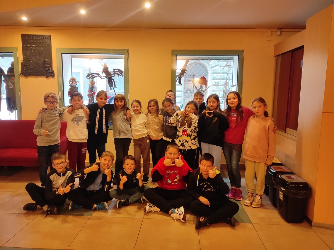 Klasa III b w Teatrze w Bielsku - Białej