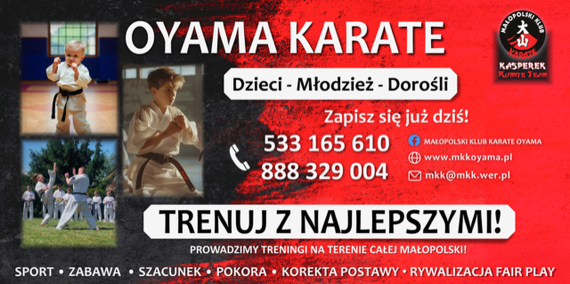 NOWOROCZNY NABÓR 2025 – DOŁĄCZ DO TRENINGÓW KARATE!