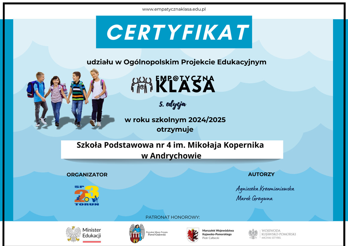 Podsumowanie projektu "Emp@tyczna klasa"