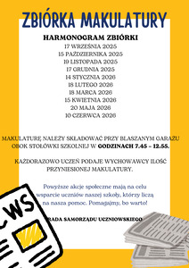 Zbiórka makulatury