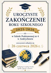 Uroczyste zakończenie roku szkolnego 2025/2026