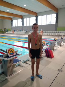 Srebrny medal w   V Ogólnopolskim Mitingu Pływackim Osób Niepełnosprawnych