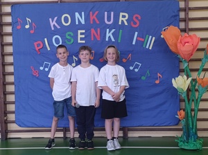 KONKURS PIOSENKI KLAS I-III